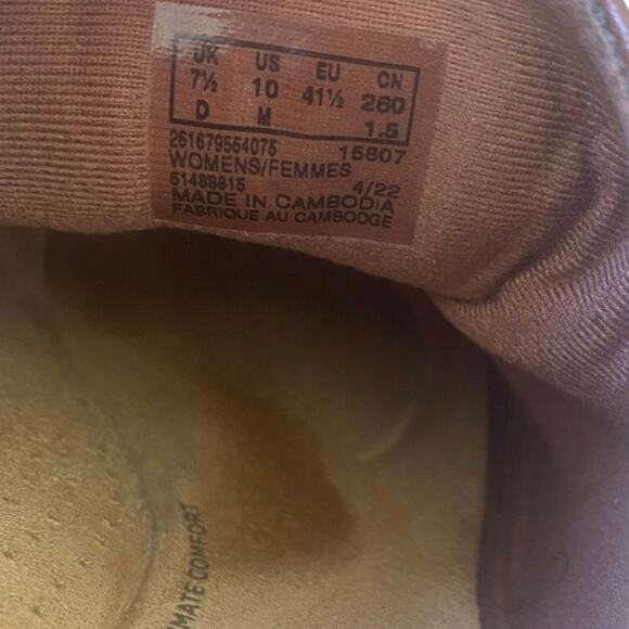 Clarks Collection Women’s Brown Leather Slip On Mules Comfort Clogs Size 10 - Picture 6 of 7